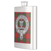 Clan Donnachaidh (Robertson) Crest & Tartan Flacon (Links)