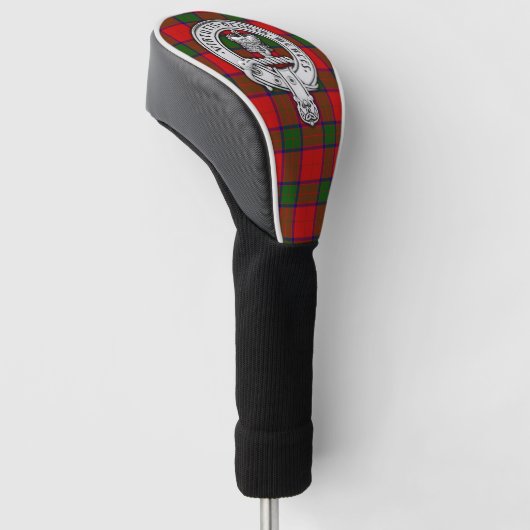 Clan Donnachaidh (Robertson) Crest & Tartan Golfheadcover (Schuin)