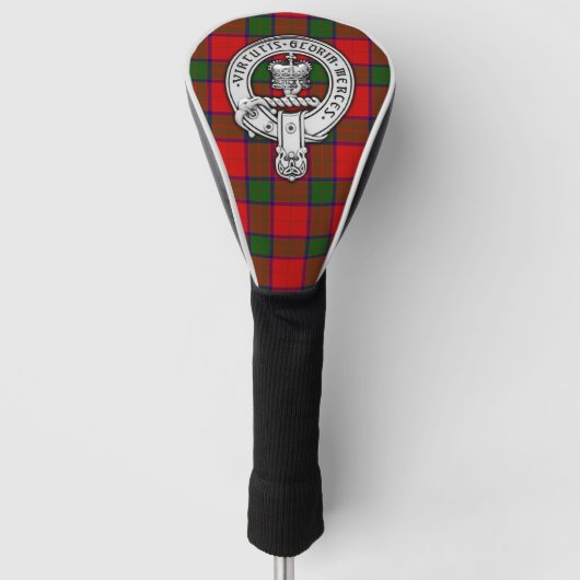 Clan Donnachaidh (Robertson) Crest & Tartan Golfheadcover (Voorkant)