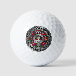Clan Donnachaidh | Robertson Crest & Tartan Knot Golfballen