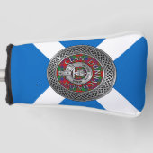 Clan Donnachaidh | Robertson Crest & Tartan Knot Golfheadcover (Voorkant)