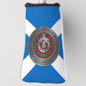 Clan Donnachaidh | Robertson Crest & Tartan Knot Golfheadcover (Draai 90)