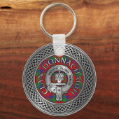 Clan Donnachaidh | Robertson Crest & Tartan Knot Sleutelhanger (Voorkant)