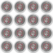 Clan Donnachaidh | Robertson Crest & Tartan Knot Sticker (Voorkant)