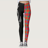 Clan Donnachaidh | Robertson Crest & Tartan Leggings (Voorkant)
