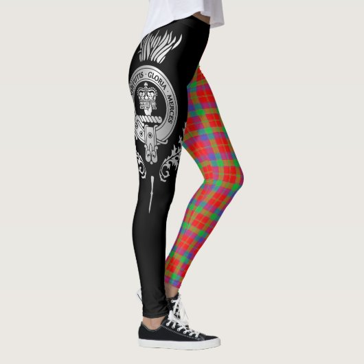 Clan Donnachaidh | Robertson Crest & Tartan Leggings (Rechts)
