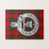 Clan Donnachaidh (Robertson) Crest & Tartan Legpuzzel (Horizontaal)