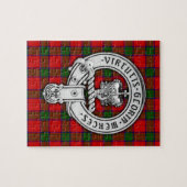Clan Donnachaidh (Robertson) Crest & Tartan Legpuzzel (Horizontaal)