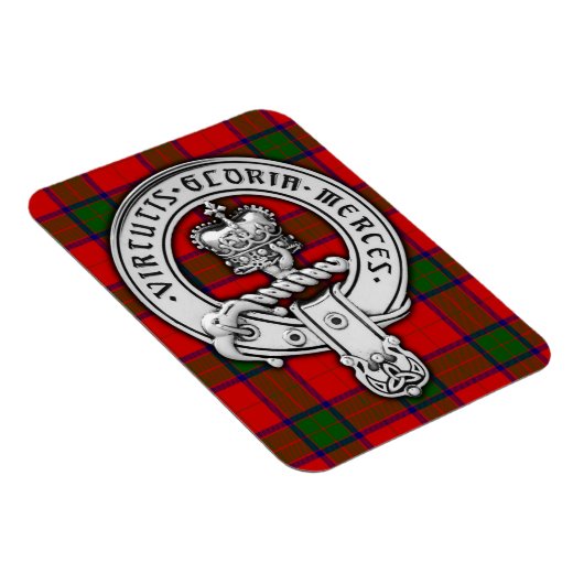 Clan Donnachaidh (Robertson) Crest & Tartan Magneet (Rechterzijde)