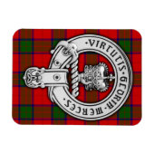 Clan Donnachaidh (Robertson) Crest & Tartan Magneet (Horizontaal)