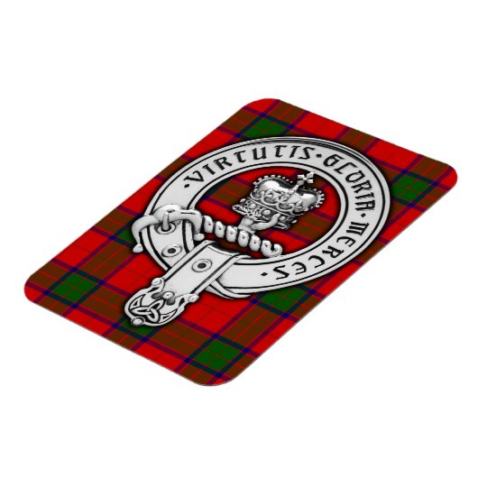 Clan Donnachaidh (Robertson) Crest & Tartan Magneet (Linkerzijde)
