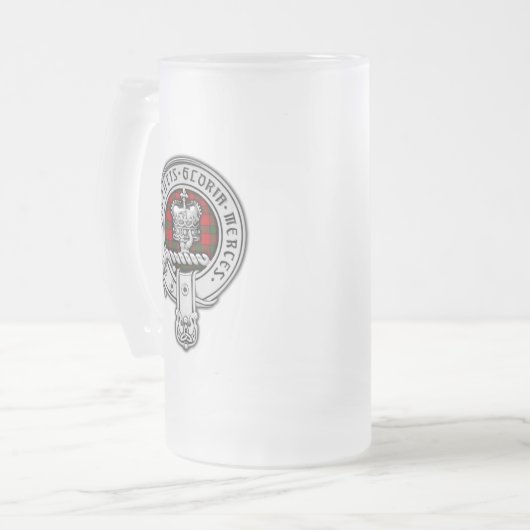 Clan Donnachaidh (Robertson) Crest & Tartan Matglas Bierpul (Voorkant links)