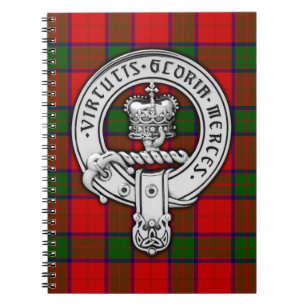 Clan Donnachaidh (Robertson) Crest & Tartan Notitieboek