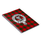 Clan Donnachaidh (Robertson) Crest & Tartan Notitieboek (Rechterzijde)