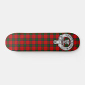 Clan Donnachaidh (Robertson) Crest & Tartan Persoonlijk Skateboard (Horizontaal)