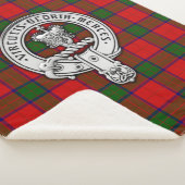 Clan Donnachaidh (Robertson) Crest & Tartan Sherpa Deken (3/4)