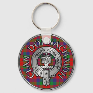 Clan Donnachaidh   Robertson Crest & Tartan Sleutelhanger