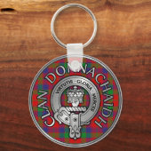 Clan Donnachaidh | Robertson Crest & Tartan Sleutelhanger (Voorkant)