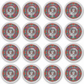 Clan Donnachaidh | Robertson Crest & Tartan Sticker (Voorkant)