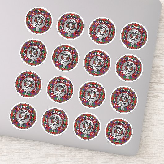 Clan Donnachaidh | Robertson Crest & Tartan Sticker (Detail)