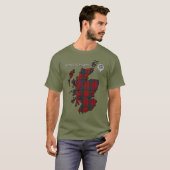Clan Donnachaidh (Robertson) Crest & Tartan T-shirt (Voorkant volledig)