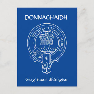Clan Donnachaidh (Robertson) Crest & War Cry Briefkaart