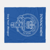 Clan Donnachaidh (Robertson) Crest & War Cry Fleece Deken (Voorkant (Horizontaal))