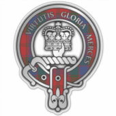 Clan Donnachaidh (Robertson) Tartan Crest Sticker (Voorkant)