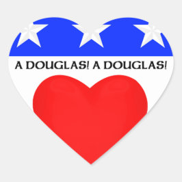 Clan Douglas "A DOUGLAS! EEN DOUGLAS!"Hartslagers Hart Sticker