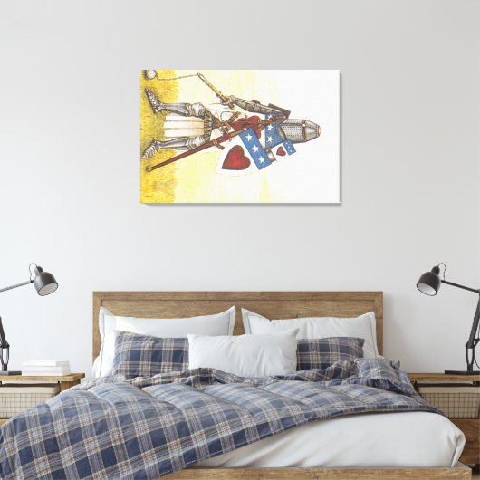 Clan Douglas Art Archibald Canvas Afdruk (Insitu (Slaapkamer))