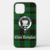 Clan Douglas Crest Badge & Tartan Case-Mate iPhone Case (Achterkant)