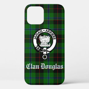 Clan Douglas Crest Badge & Tartan Case-Mate iPhone Case