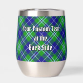 Clan Douglas Crest over Tartan (Achterkant)