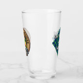 Clan Douglas Crest over Tartan Glas (Links)