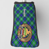 Clan Douglas Crest over Tartan Golfheadcover (Draai 90)