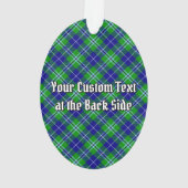 Clan Douglas Crest over Tartan Ornament (achterkant)