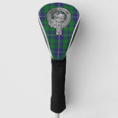 Clan Douglas Crest & Tartan Golfheadcover (Voorkant)