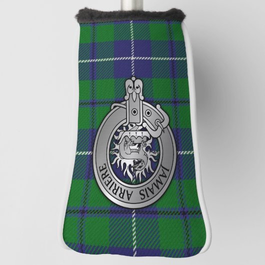 Clan Douglas Crest & Tartan Golfheadcover (Draai 90)