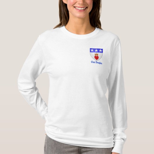 Clan Douglas Dames Long Sverlof T-shirt (Voorkant)