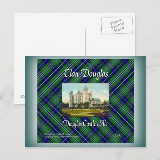 Clan Douglas Douglas Castle Ale Briefkaart (Voorkant / Achterkant)