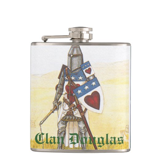 Clan Douglas Flask Heupfles (Voorkant)