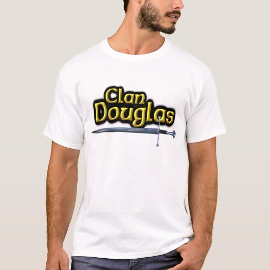 Clan Douglas Geïnspired Scottish T-shirt (Voorkant)