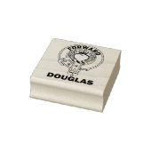 Clan Douglas Hart met Vleugels Rubber Stempel (Stempel)