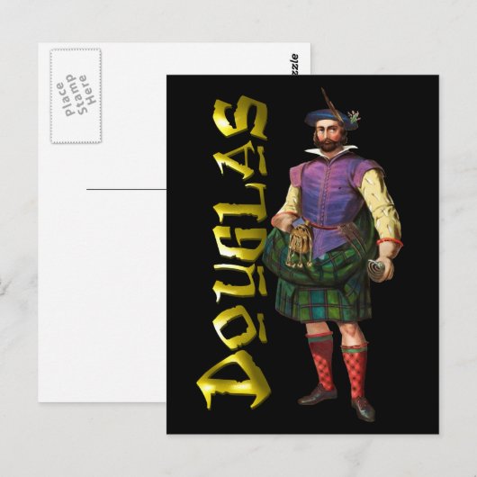 Clan Douglas Highland Dream Briefkaart (Voorkant / Achterkant)