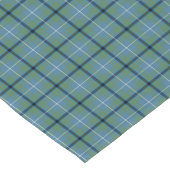 Clan Douglas Lichtgroen en Blauw Oud Tartan Korte Tafelloper (Hoek)