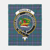 Clan Douglas Modern Tartan Pset Fleece Deken (Voorkant)