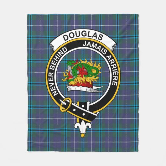 Clan Douglas Modern Tartan Pset Fleece Deken (Voorkant)