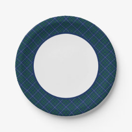 Clan Douglas Moderne Tartan Border Papieren Bordje