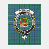 Clan Douglas Oud Schotse Plaid Tartan Fleece Deken (Voorkant)