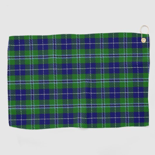 Clan Douglas Scottish Tartan Golfhanddoek (Horizontaal)